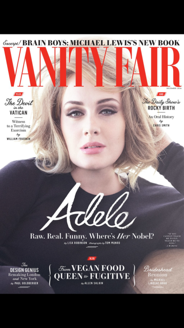 Adele Vanity Fair 2016